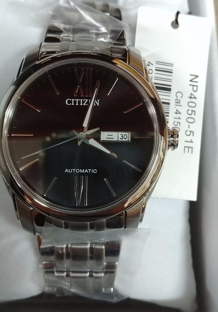 Citizen 男士自動機械手錶 NP4050-51E