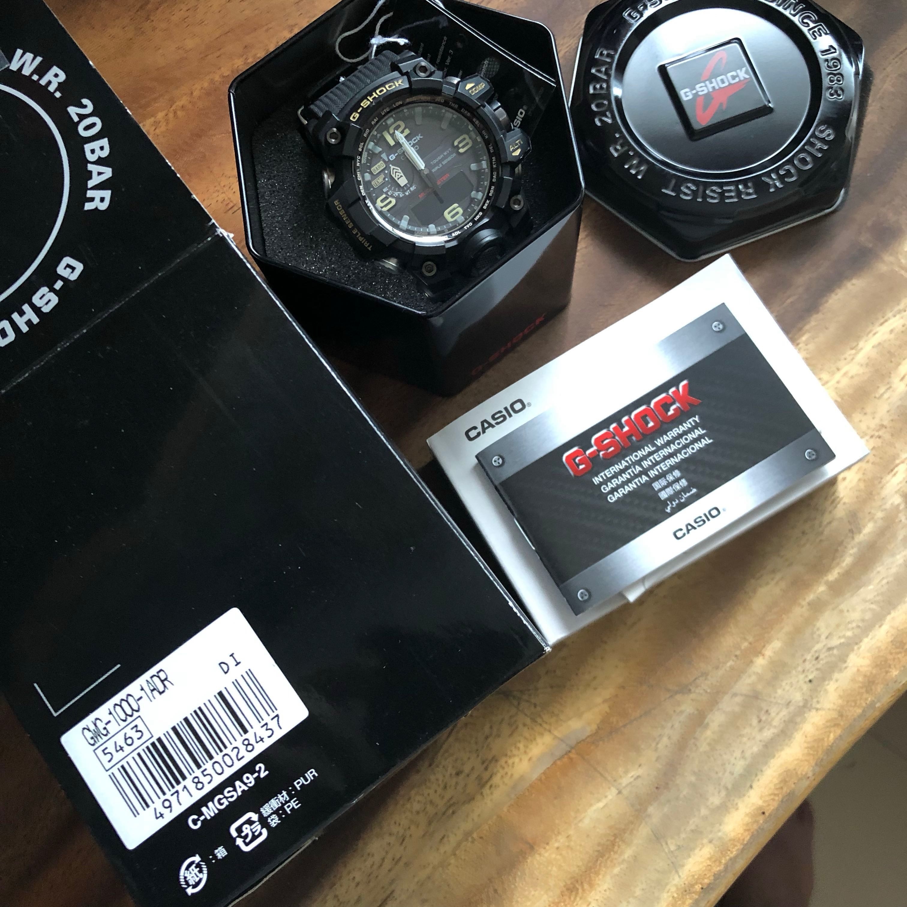 Casio G-Shock Mudmaster GWG-1000-1AJF 電波手錶