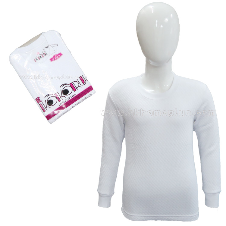 2件裝 Kokoru: 童裝間棉圓領長袖衫 (2-18碼)