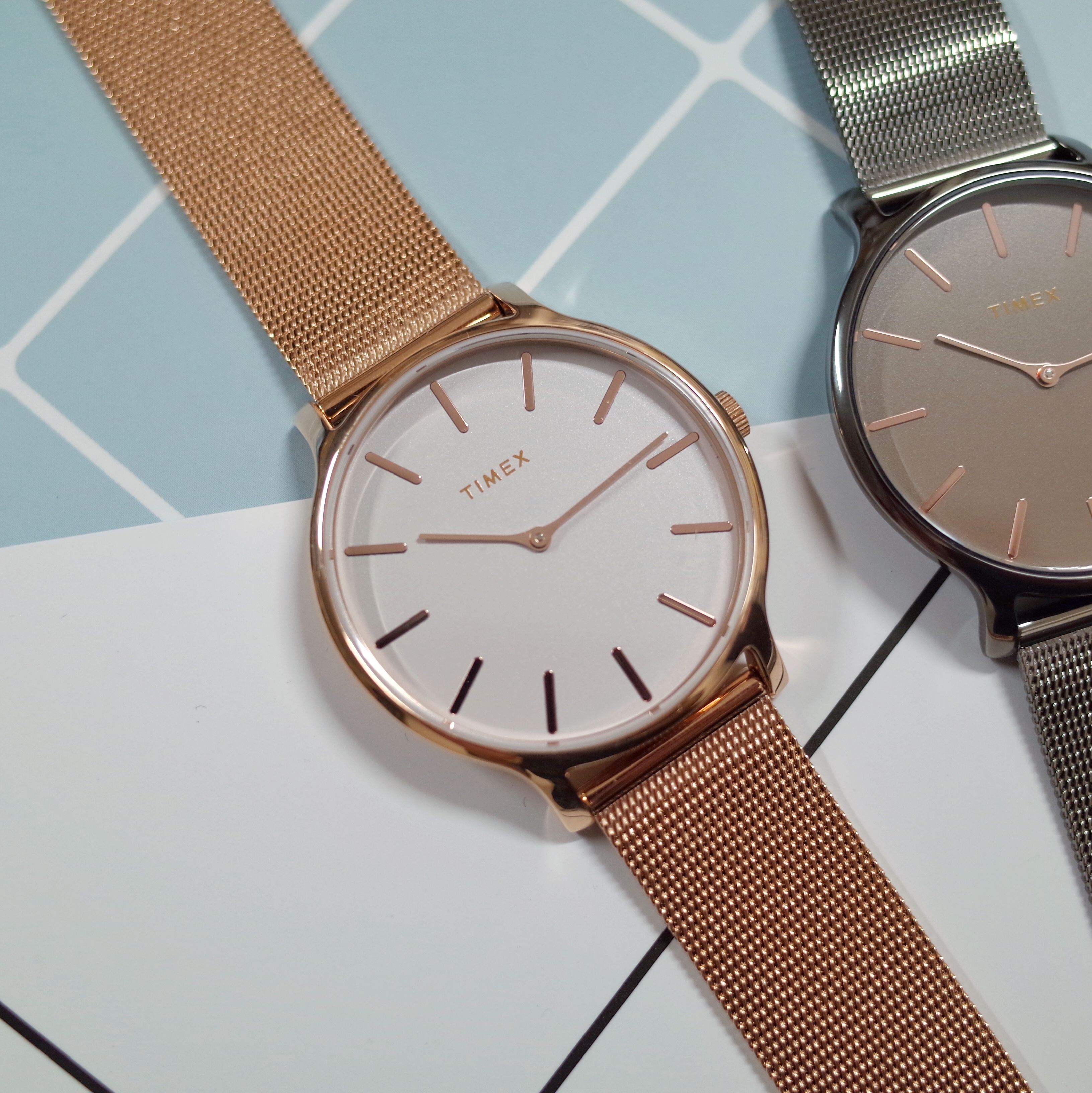 Timex TW2T73900 Transcend™ 38mm Stainless Steel Mesh Band Watch