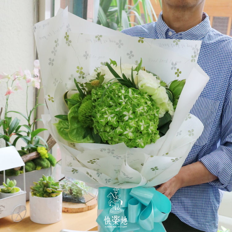 白綠清新 I 花束 I 鮮花 BF190258