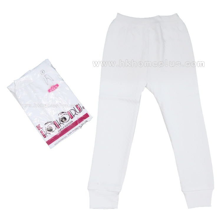 2條裝 Kokoru: 童裝間棉長褲 (2-18碼)