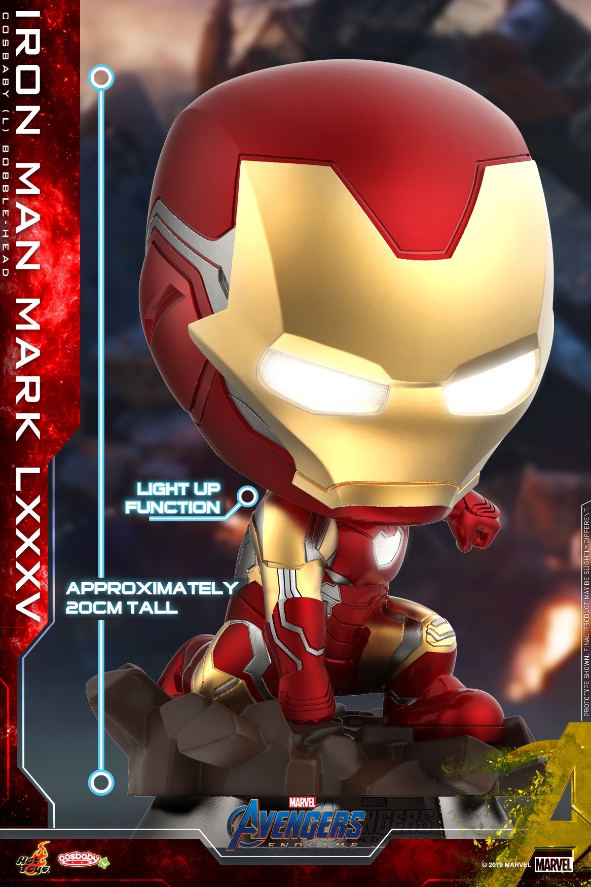 Hot Toys Giant Iron Man Mark LXXXV Cosbaby