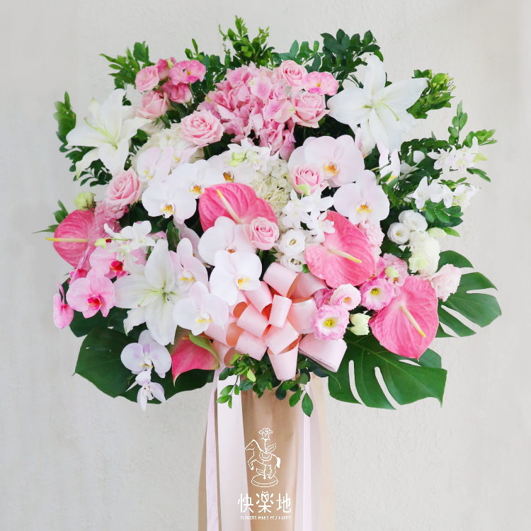 繁花似錦 I 高架花籃  SF190252