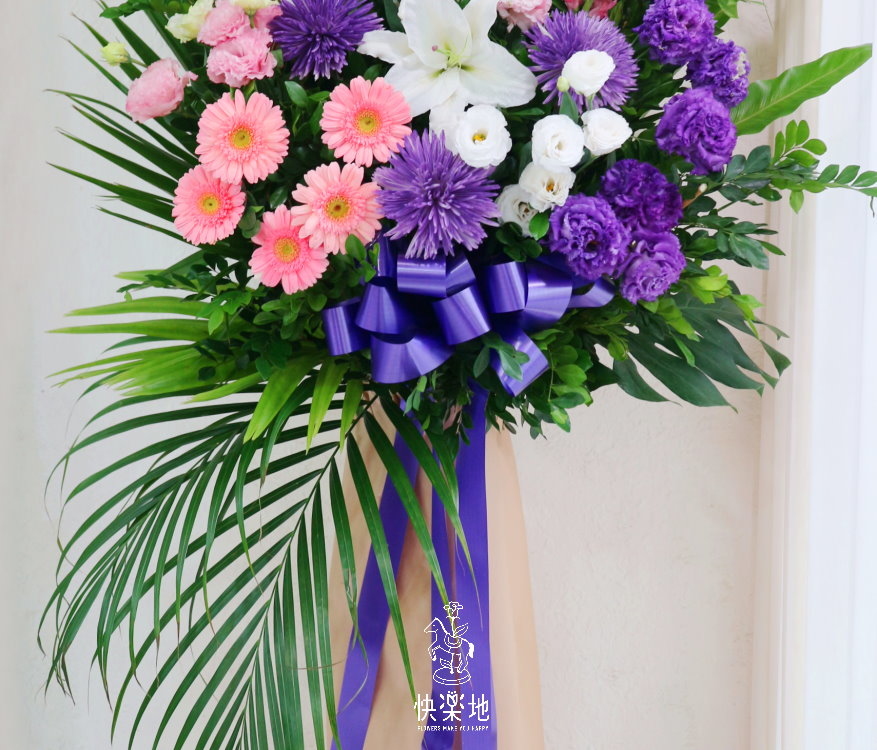 綠羽翩翩 I 高架花籃  SF190225