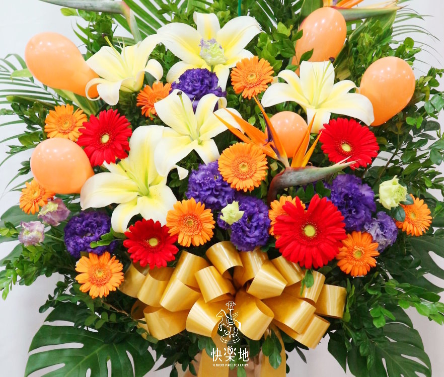 奔放熱情 I 高架花籃   SF200026