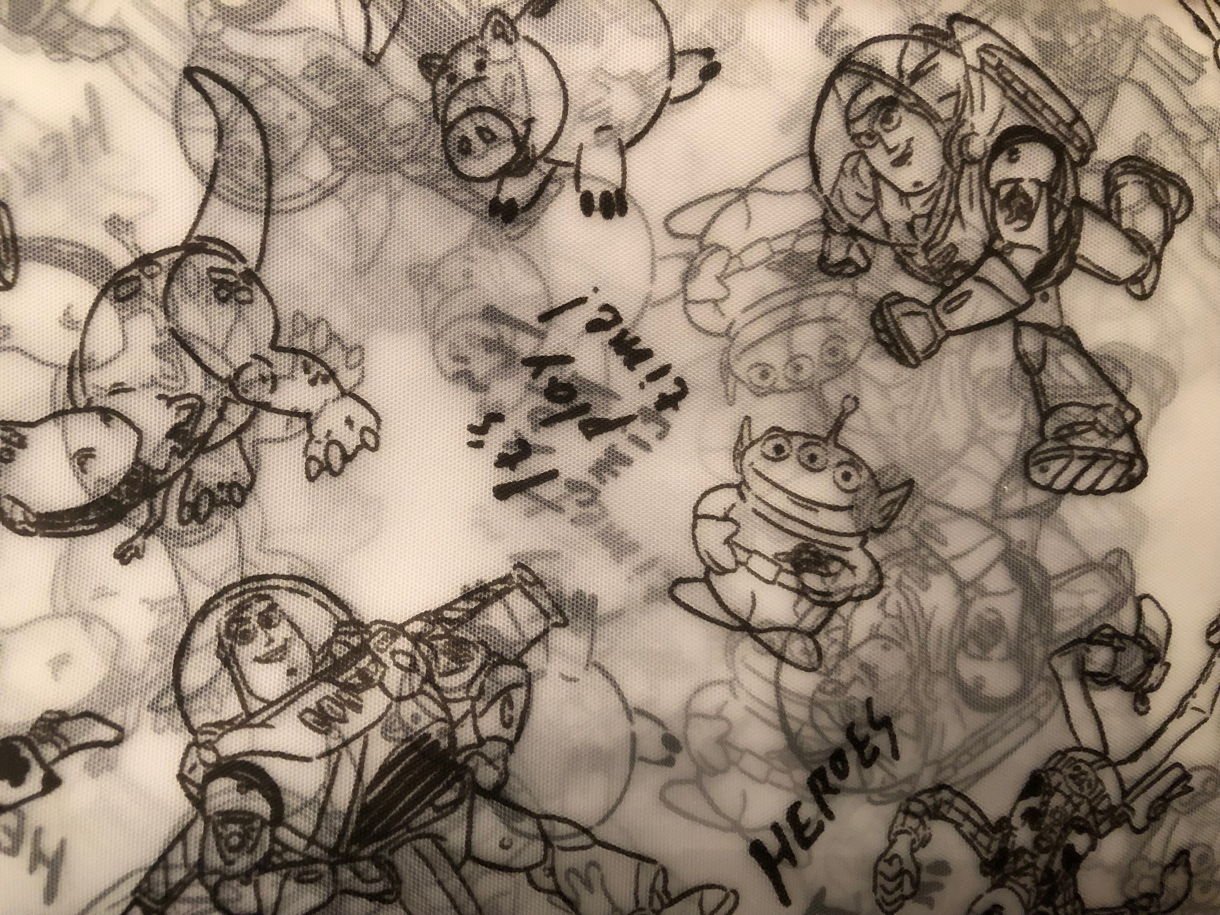 日本直送 TOY STORY 浴簾