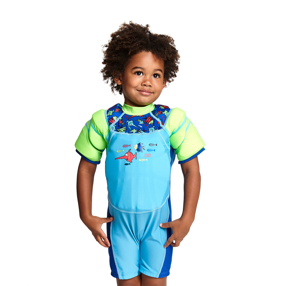 ZOGGS 嬰幼兒《聰明魚》水翼浮力連身泳衣