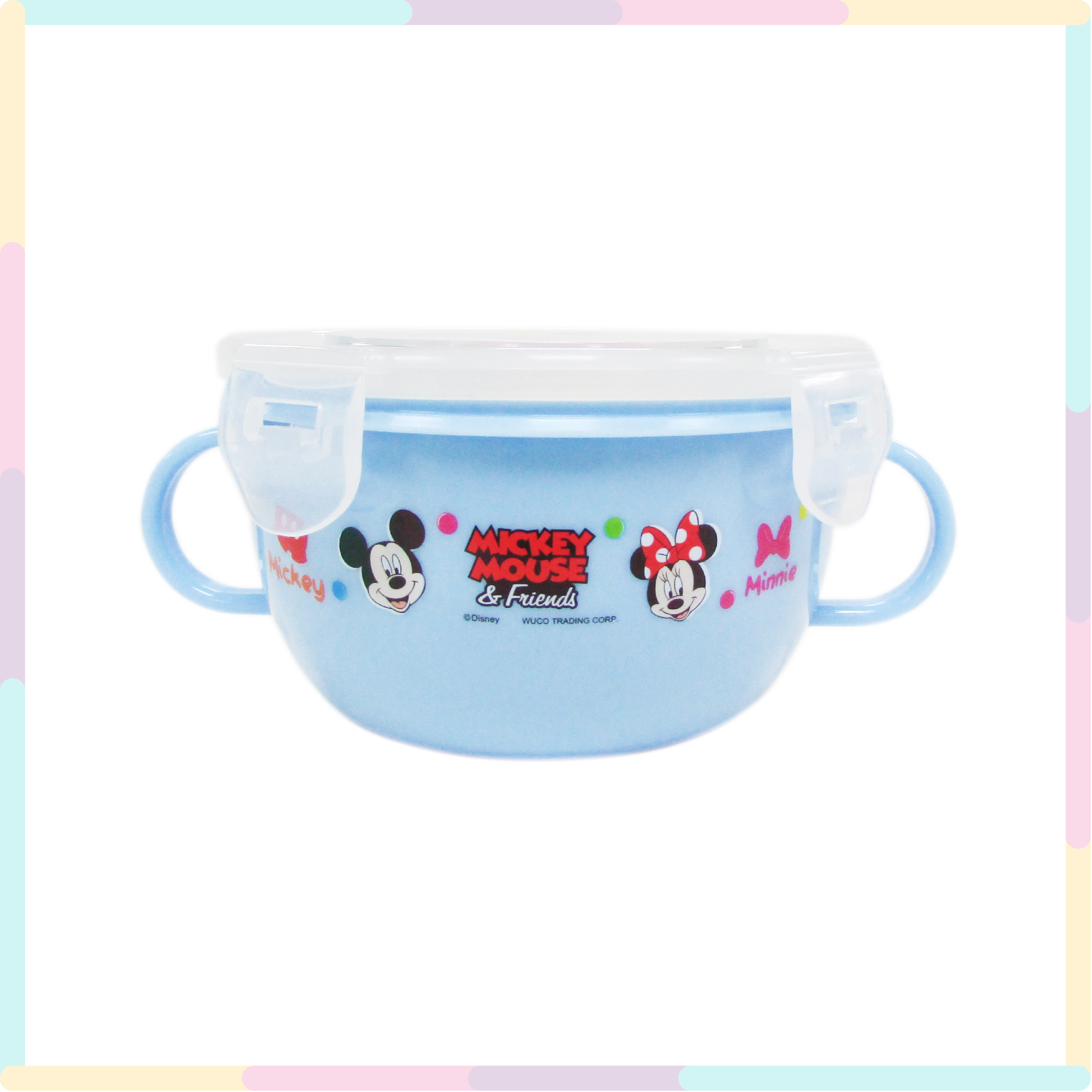 Disney 迪士尼 雙耳不鏽鋼隔熱碗420ml-51883