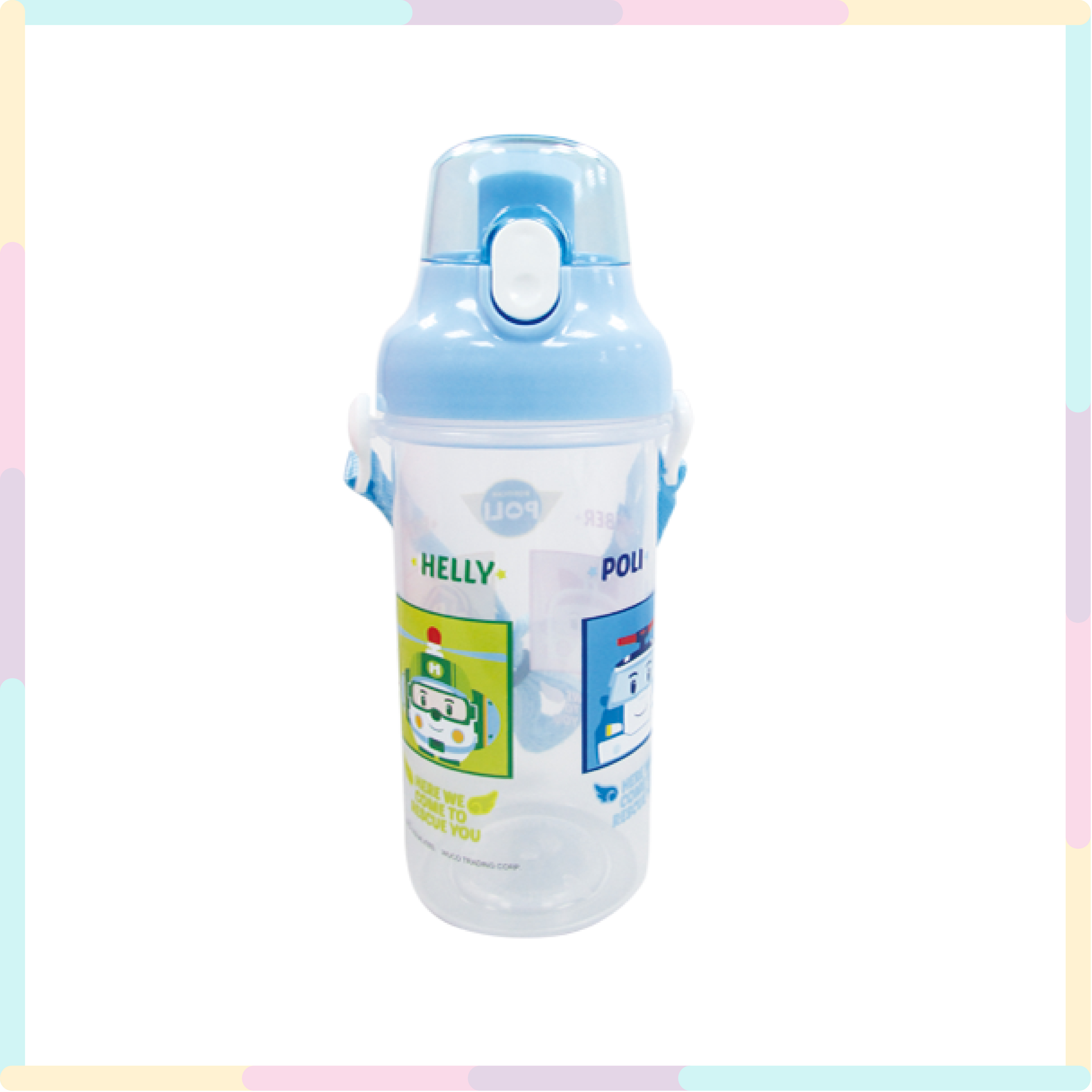 Poli  波力 直立式背帶水壺500ml-36338