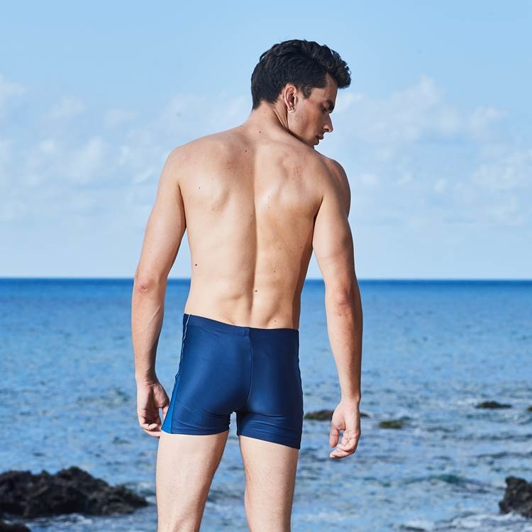 MAR-8155A  休閒平口褲 - 幽藍