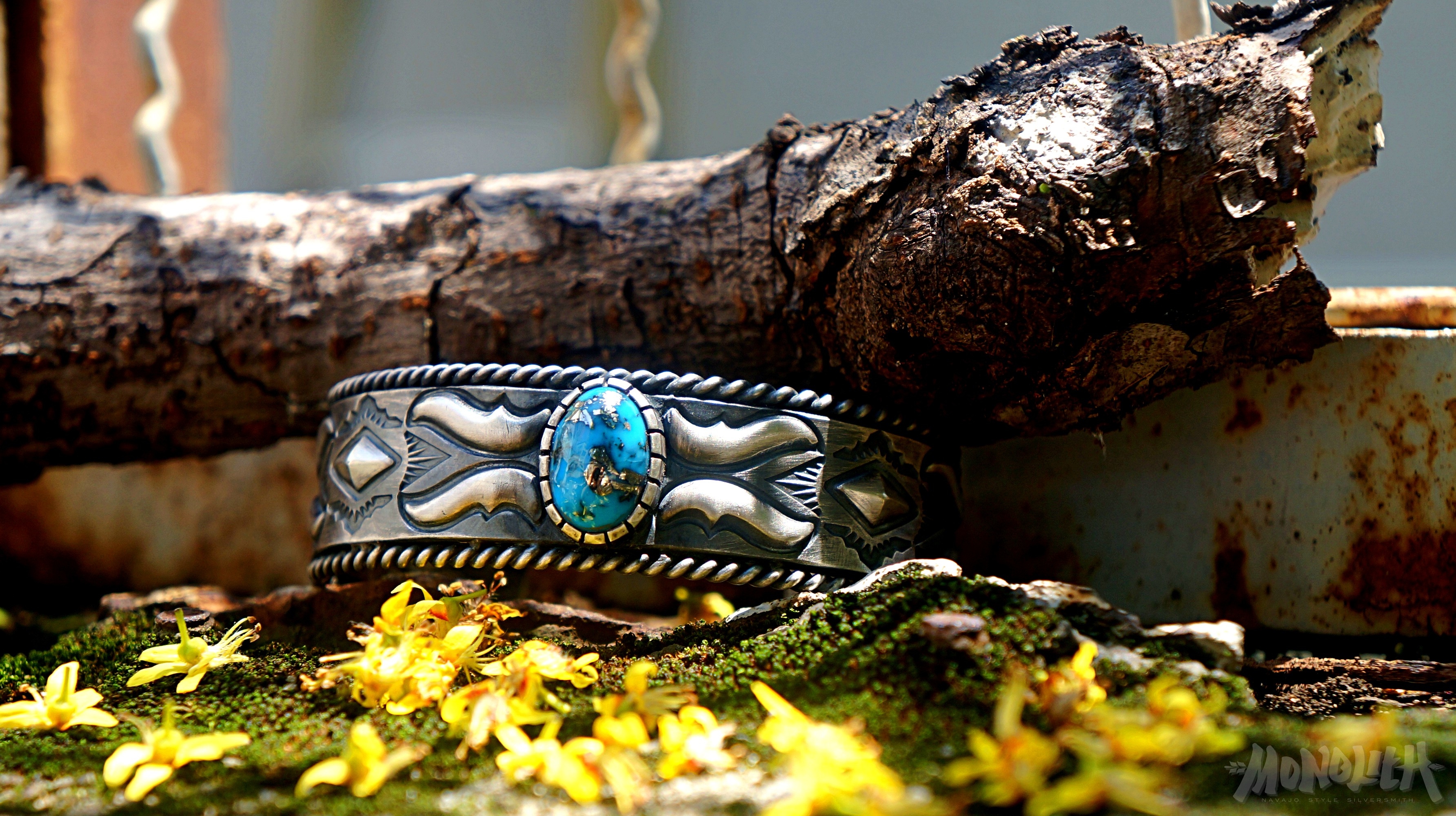 Ithaca Peak 雙面打印舊化【手環 】