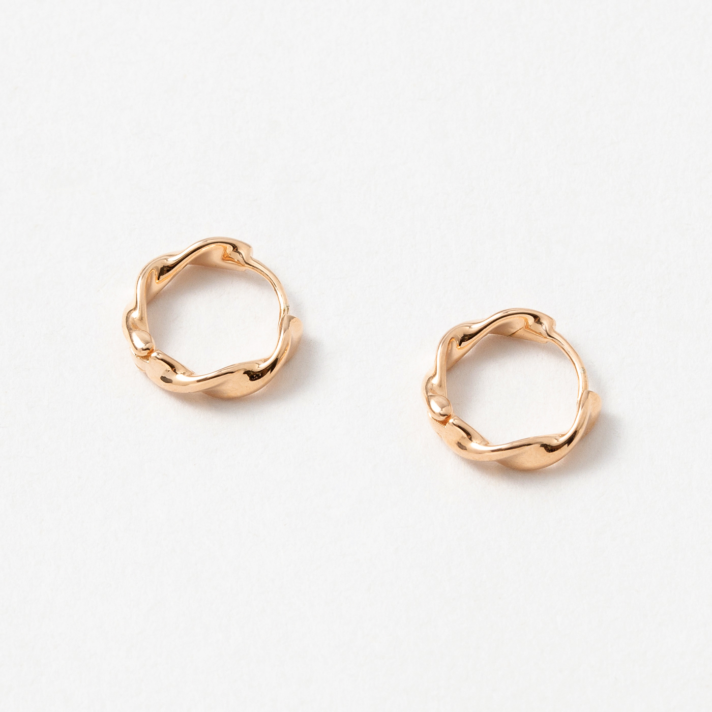 純銀 圈圈 螺旋 耳環