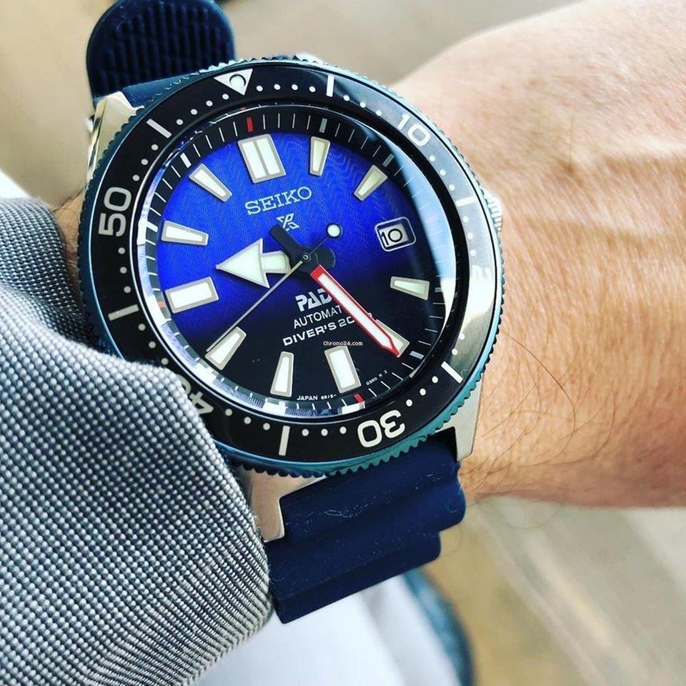 萬年鐘錶 - SEIKO PROSPEX   PADI 潛水機械錶 DIVER SCUBA  6R15-04B0B / SPB071J1  錶徑42.6MM