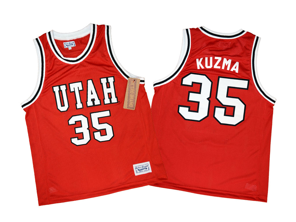 Original Retro Brand 猶他大學烏特人隊 Kyle Kuzma 球員版球衣