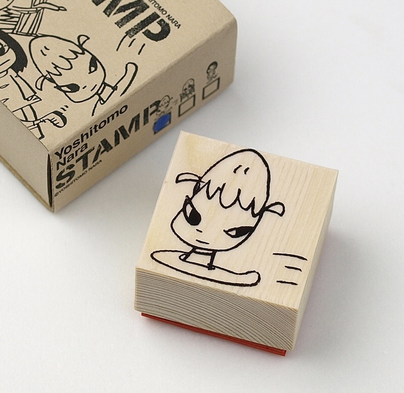 奈良美智 木製印章