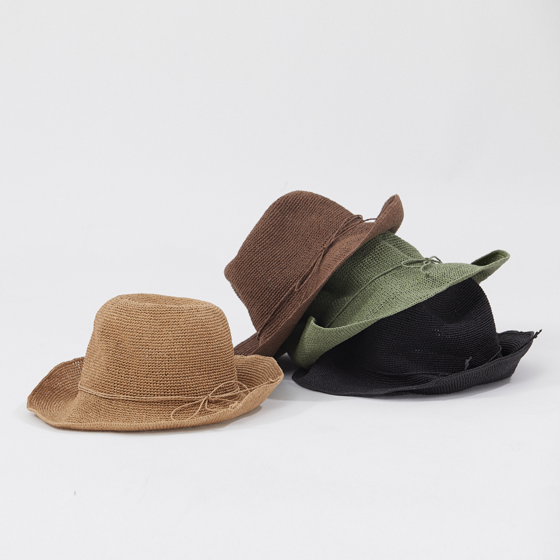 夏日防曬遮陽拉菲草帽