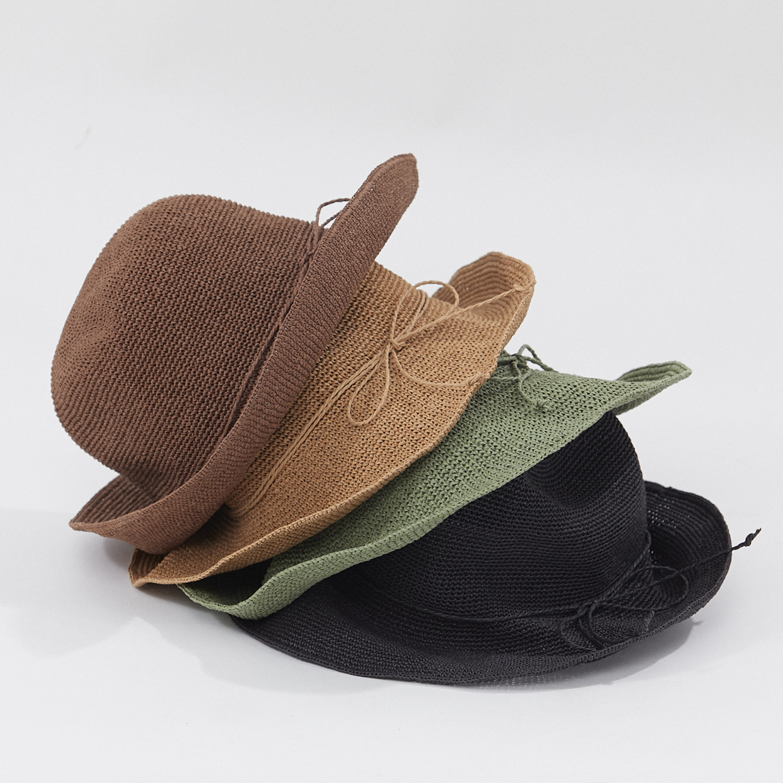 夏日防曬遮陽拉菲草帽