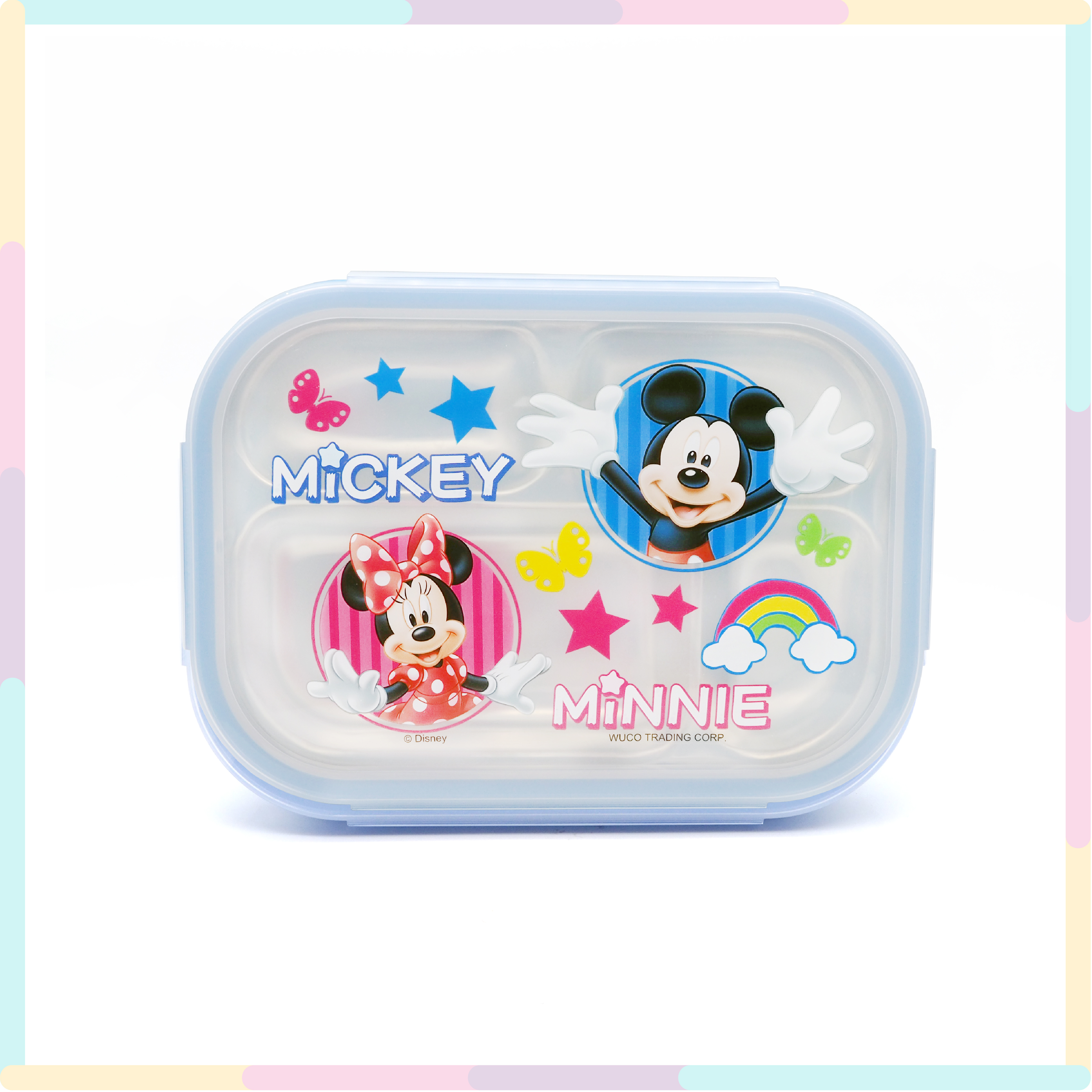 Mickey&Minnie 米奇米妮 多格隔熱餐盒-51881