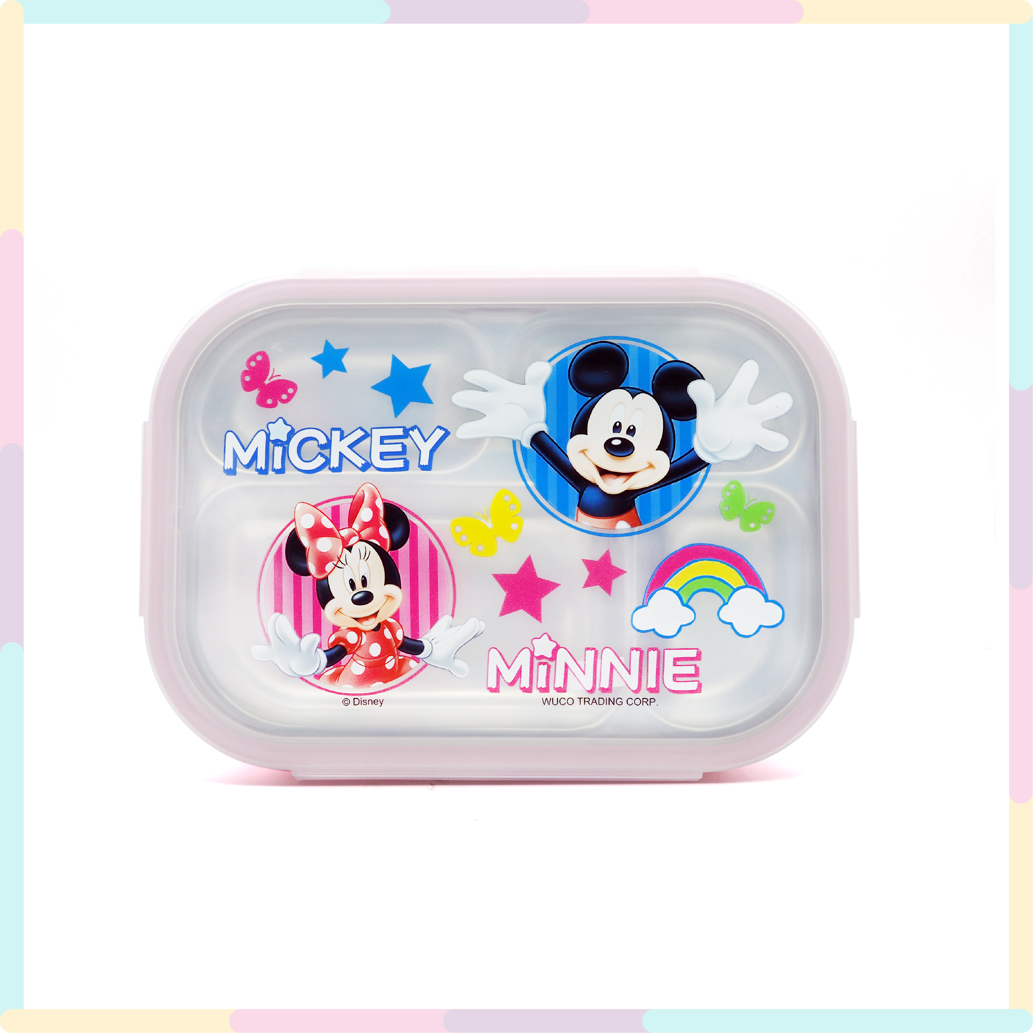 Mickey&Minnie 米奇米妮 多格隔熱餐盒-51881