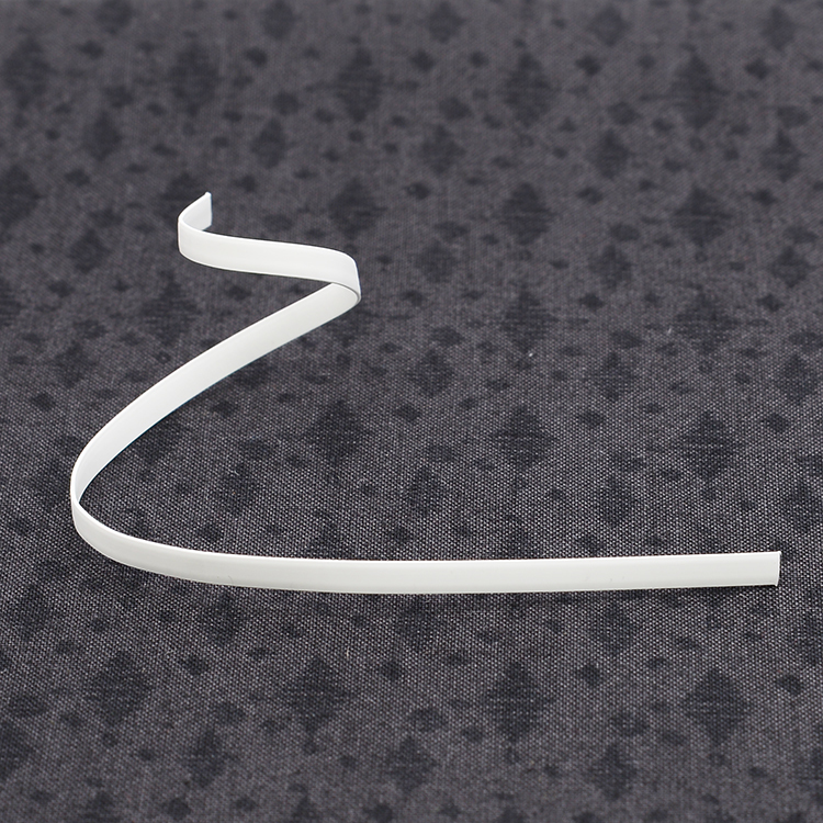 白色塑型用塑膠扁條【可連續長度販售】