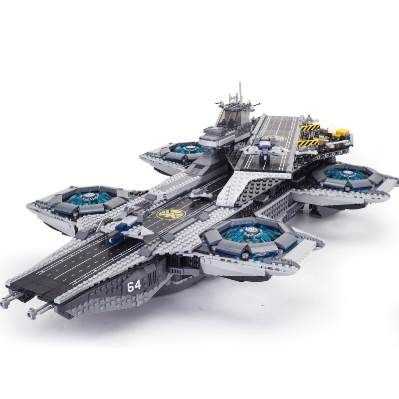 Shield Helicarrier Avengers Marvel Super Heroes Fit Lego Building Blocks Set NO BOX SY1189