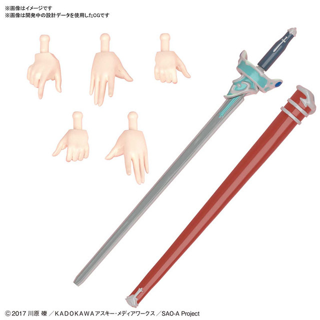 Bandai Figure Rise Standard 刀劍神域sao 第一彈亞絲娜アスナ組裝模型