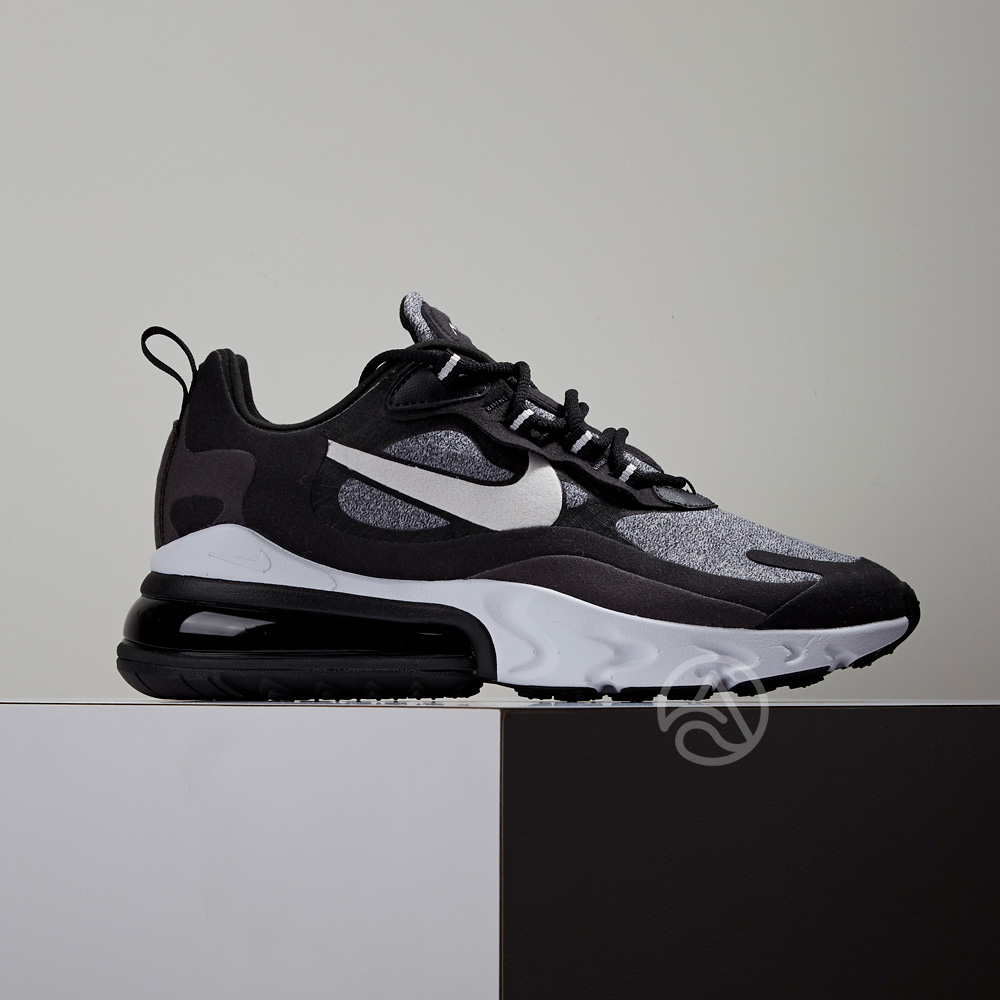 Nike Air Max 270 React 運動鞋 慢跑鞋 男鞋 氣墊 黑灰 AO4971-001