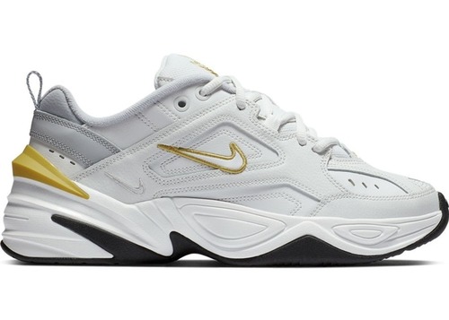 nike m2k tekno yellow white