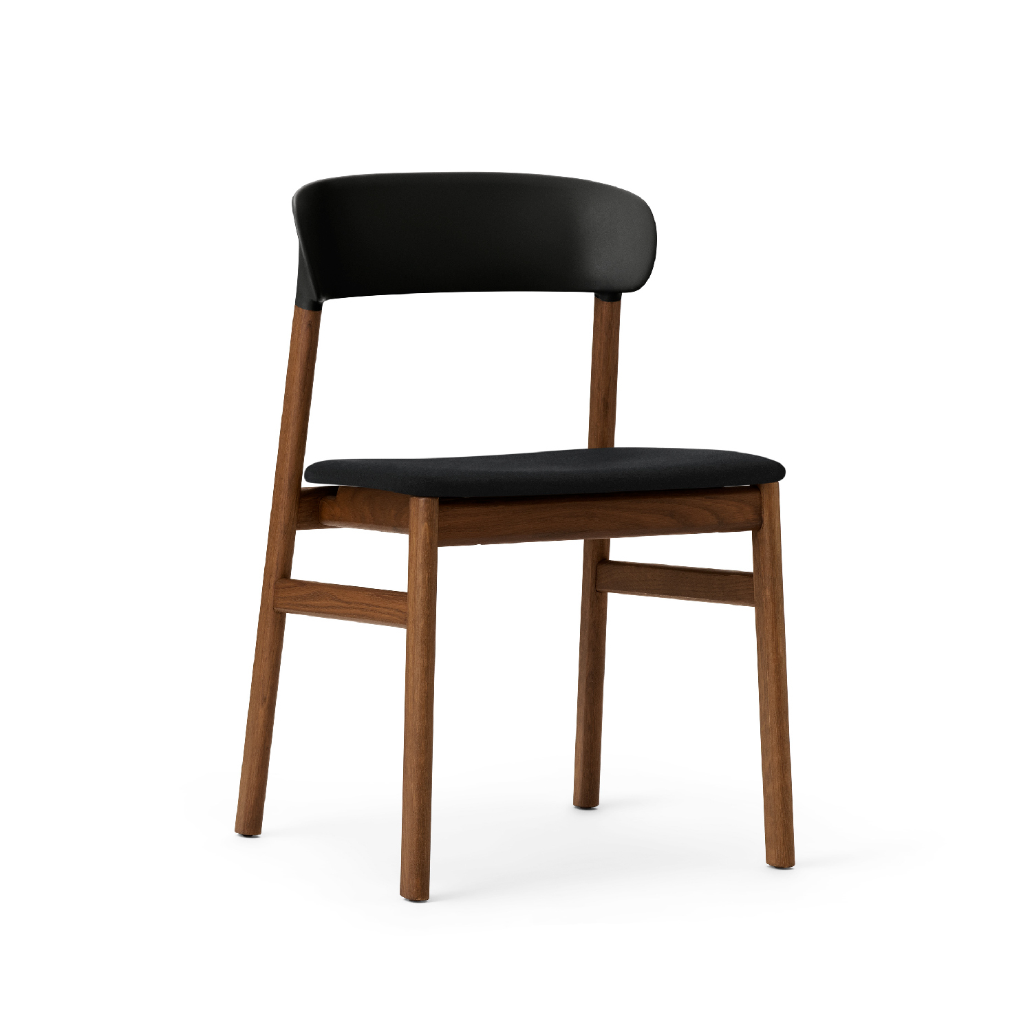 經典 / 布面坐墊煙燻橡木腳單椅 by normann Copenhagen