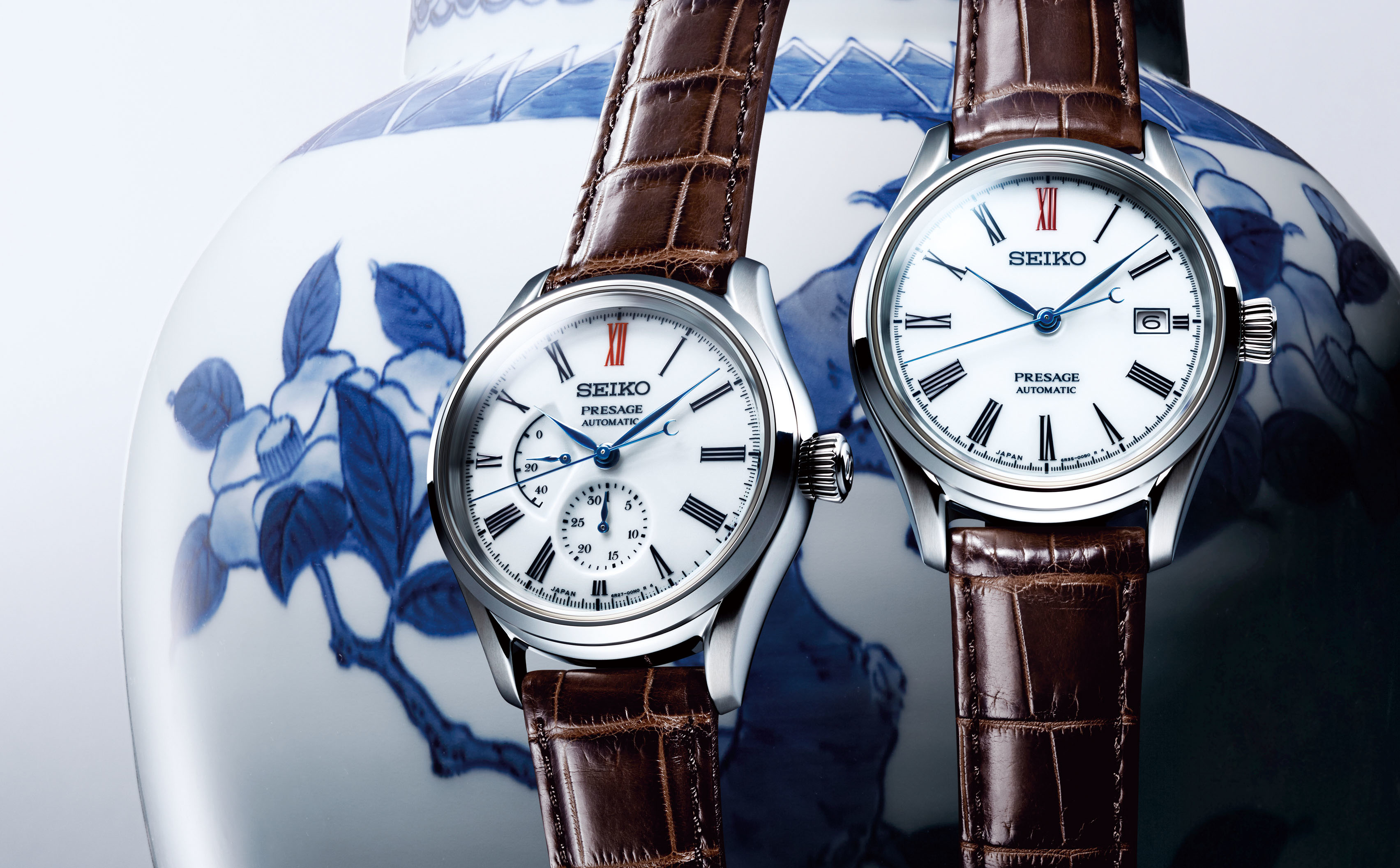 萬年鐘錶 - SEIKO Presage  有田燒 限量 機械錶  SPB095J1  / 6R35-00B0J  錶徑40.5MM