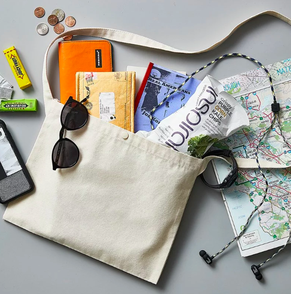 日本 United Athle 帆布 側背小包 -兩色 - UA1461