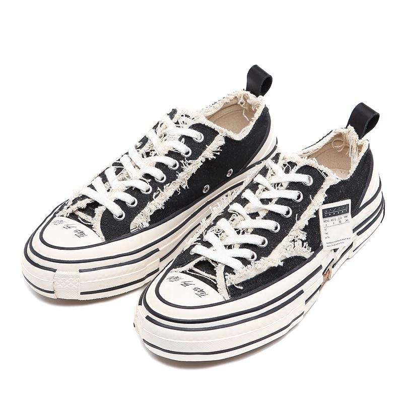 [預購] xVessel Vanness Wu  G.O.P. Lows black 硫化解構帆布鞋