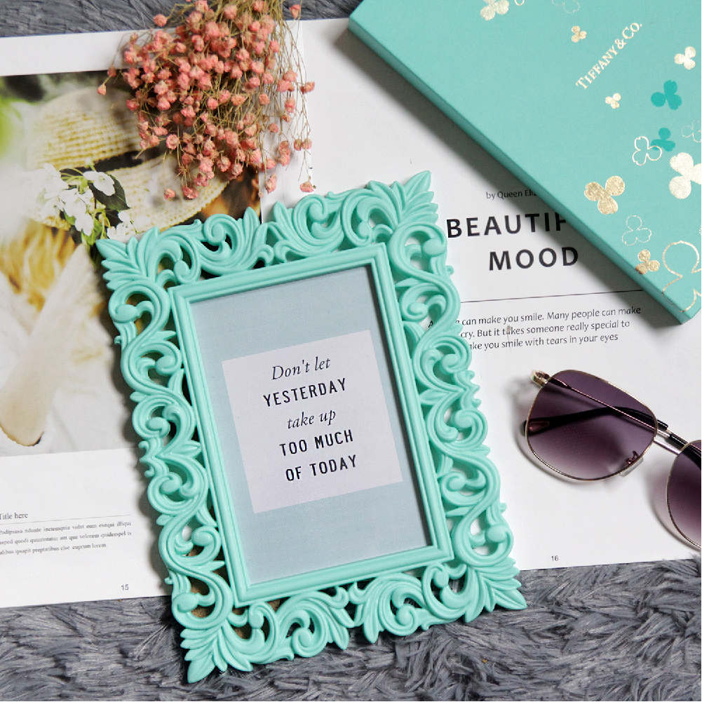 皇家巴洛克4x6相框-巴洛克藍綠