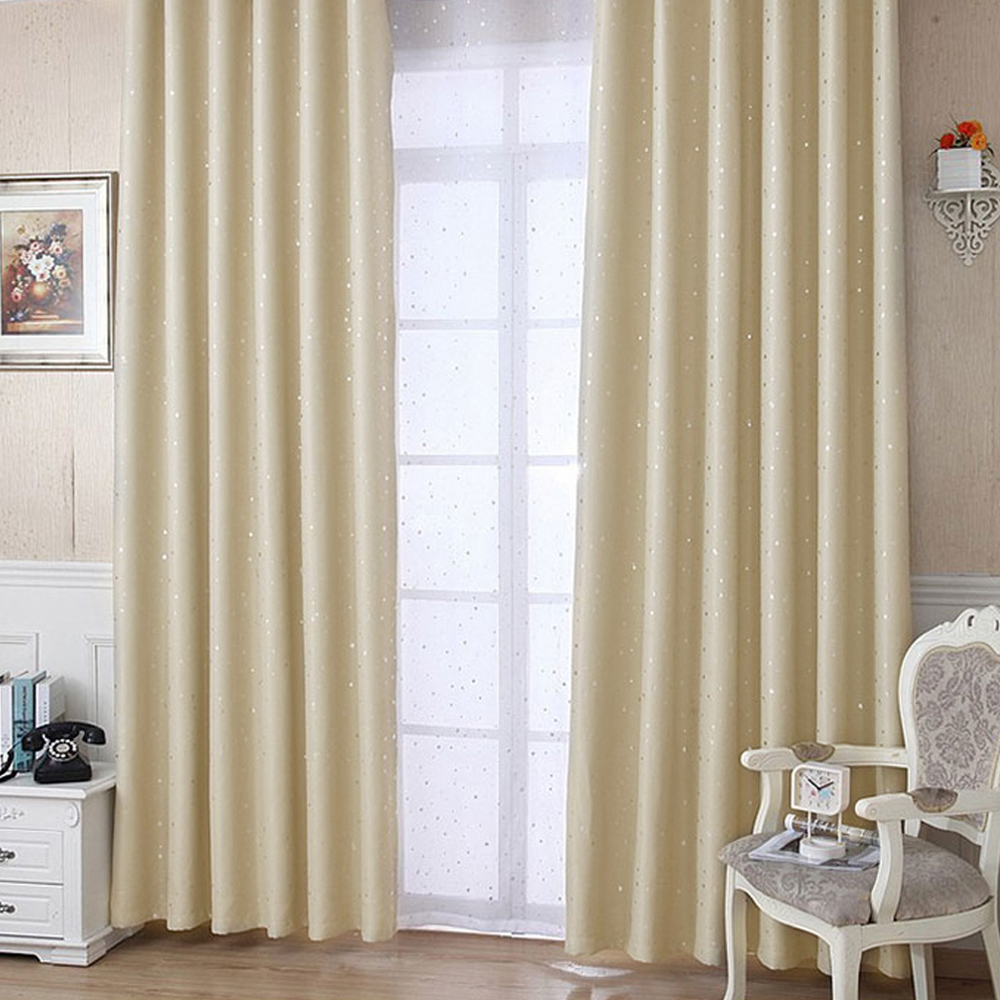 璀璨星空 • 米色 • 遮光窗簾