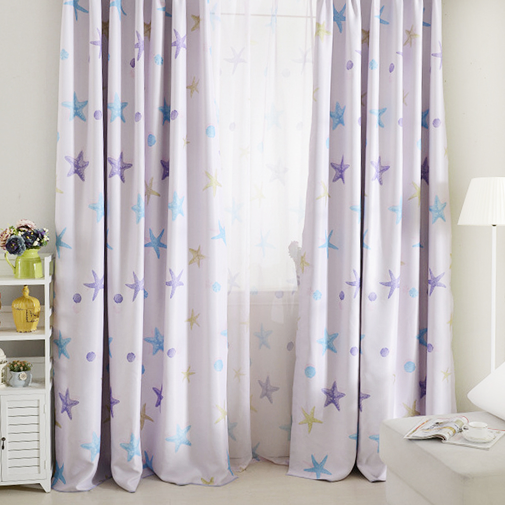 海底世界 • 粉紫 • 遮光窗簾