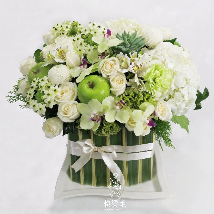 盤中盛開的詩 I 盆花  AF190450