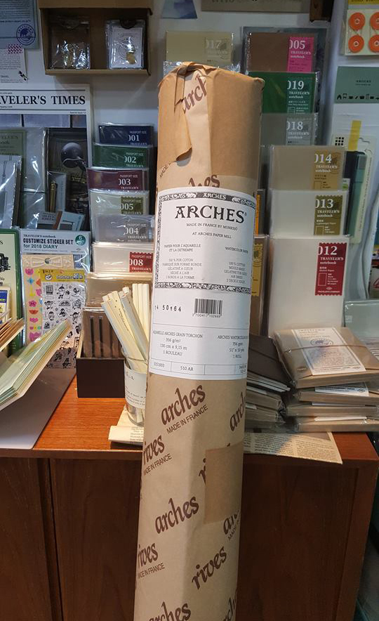 法國ARCHES水彩紙卷-185g/300g/356g(粗/中/細)-誠格美術ARTFANS