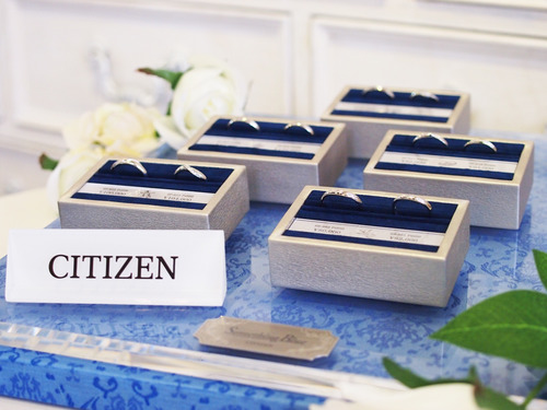 Something Blue - Spring Scene 鉑金 (Pt950) 結婚戒指