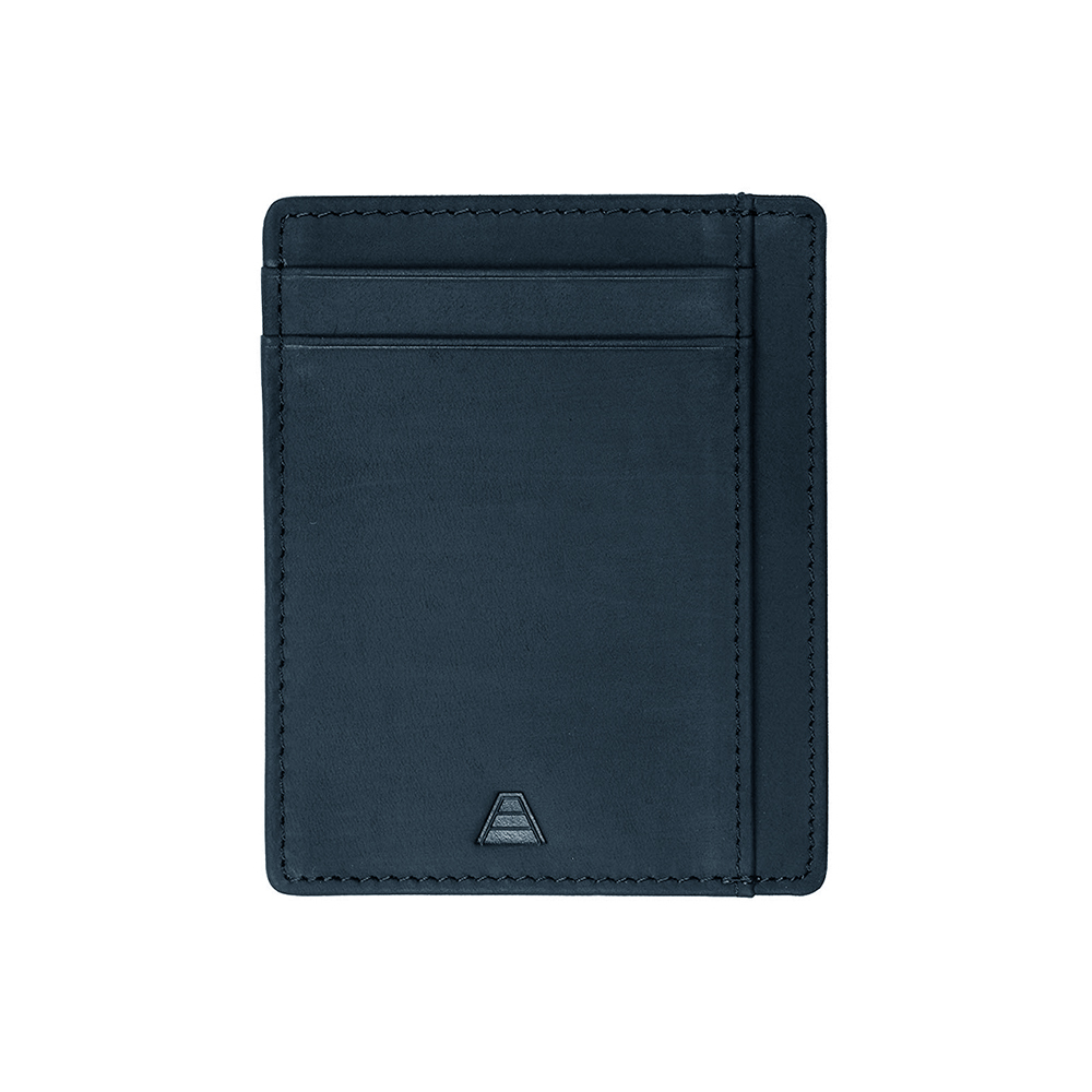 Andar | The Scout 簡便真皮卡夾 海軍藍 RFID