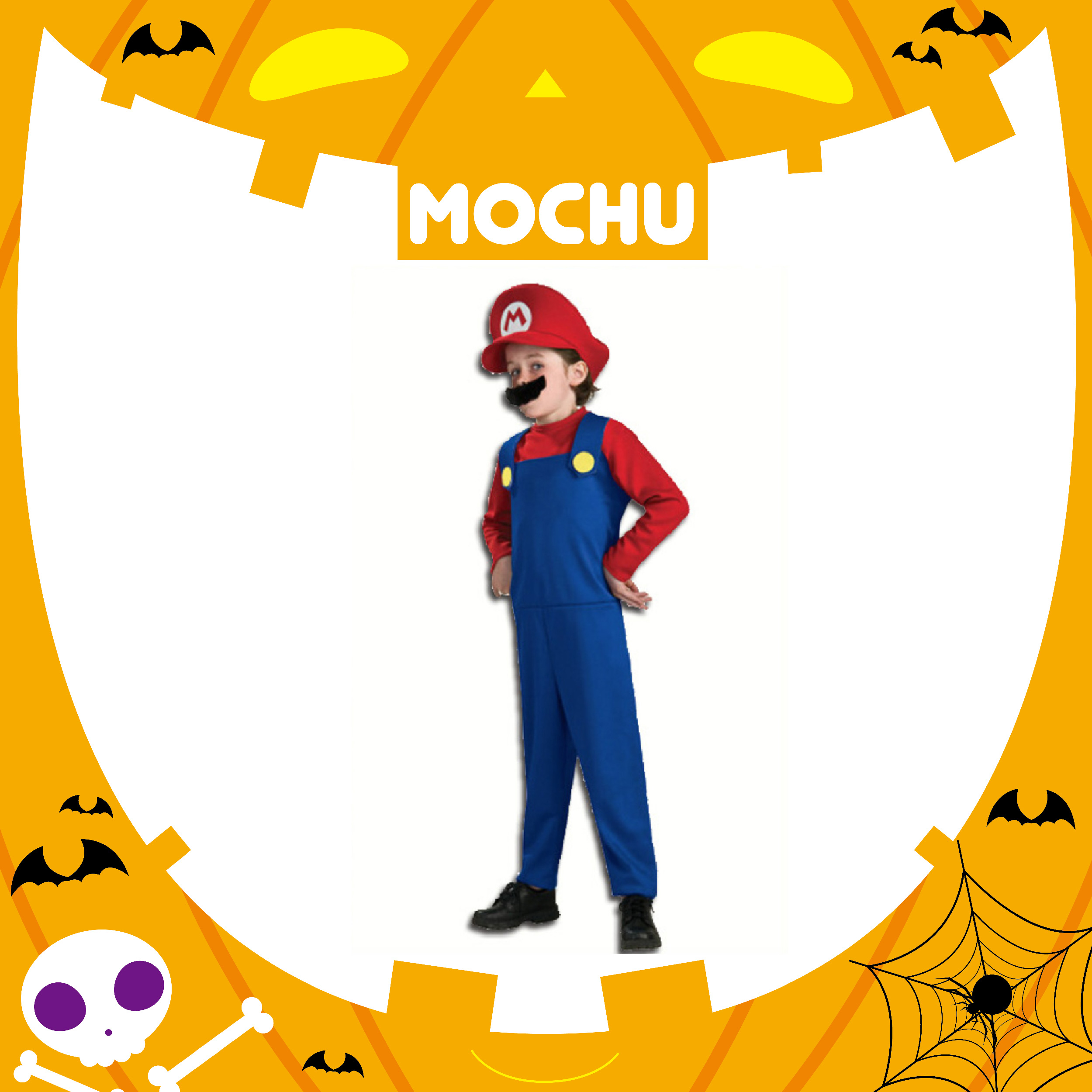 (S.L.XL碼現貨)超級馬力歐親子裝