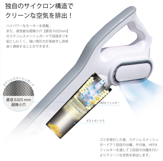 「人體工學設計」二合一離心旋風輕便吸塵機 DX700