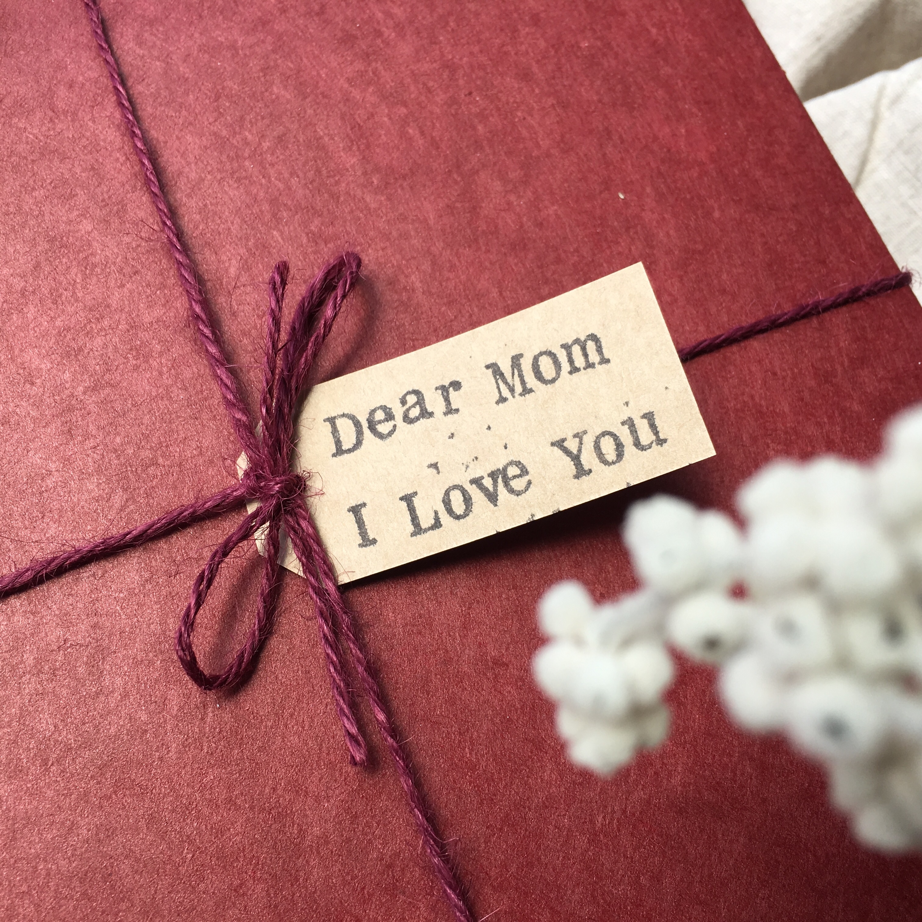 雙雙入入喜氣禮盒｜酒紅牛皮禮盒