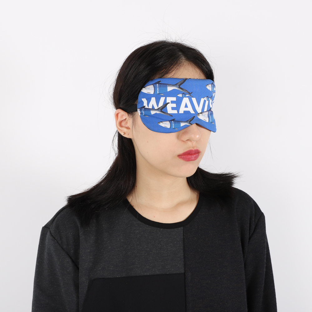 魚兒水中遊 膠原蛋白眼罩 - 藍