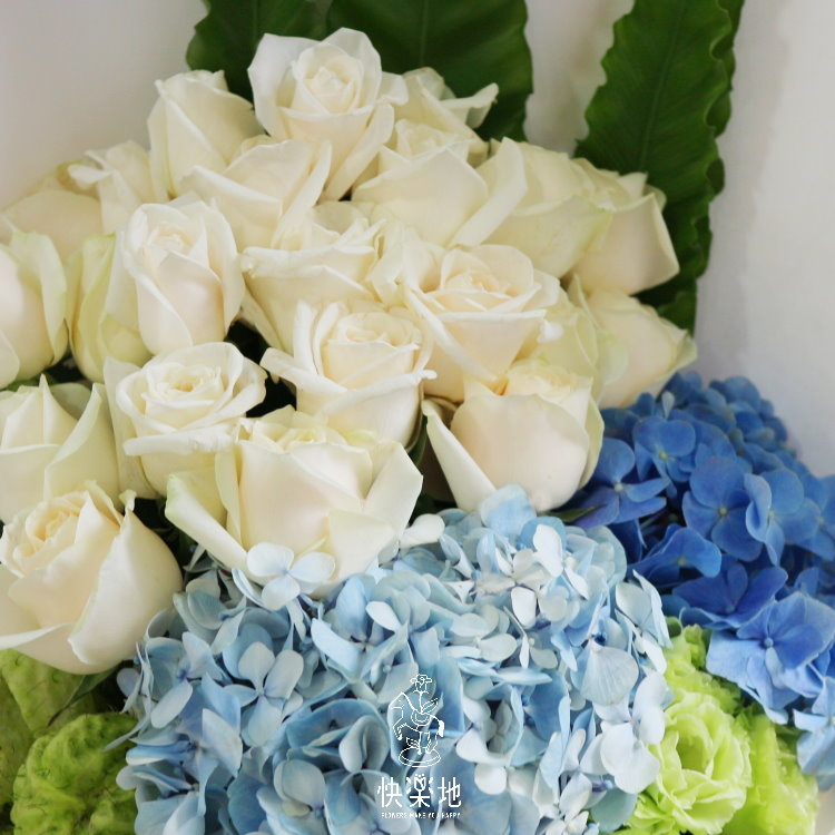 碧海藍天 I 花束 I 鮮花 BF190258