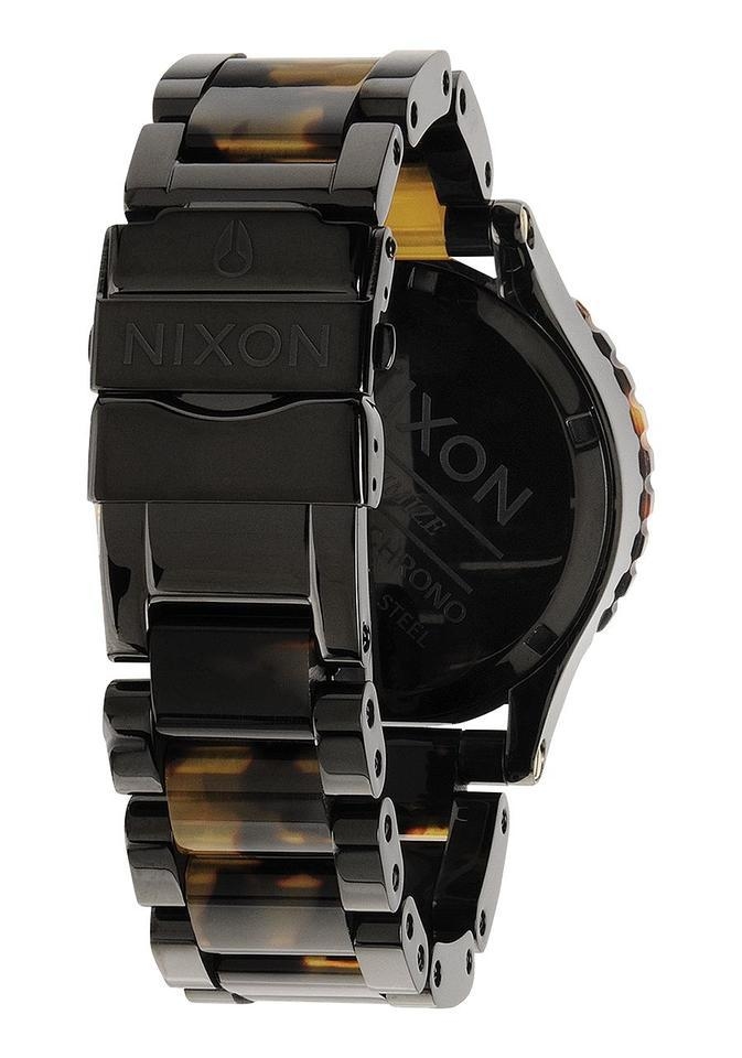 萬年鐘錶 - NIXON 尼克森 THE 42-20  CHRONO 琥珀 玳瑁計時碼表系列 200M防水 A037-679  錶徑42MM