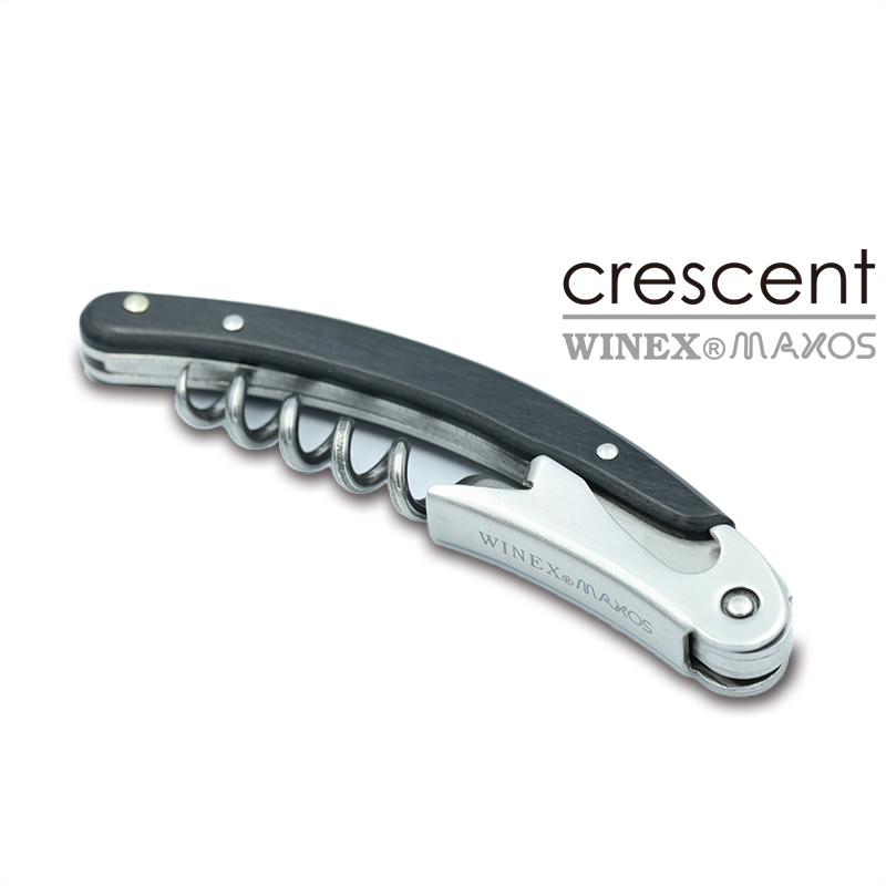 WINEX&MAXOS CRESCENT 三日月 開瓶器/黑色