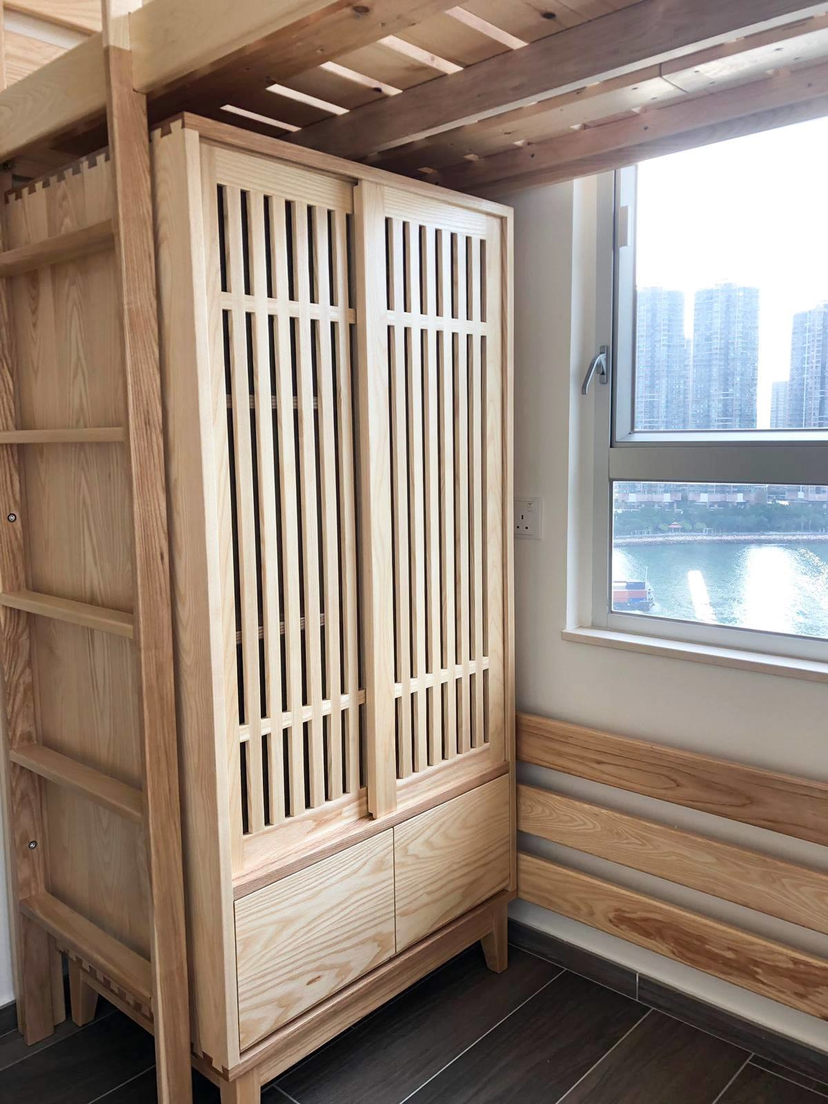 美國白橡木胡桃木櫻桃木原木實木傢俬