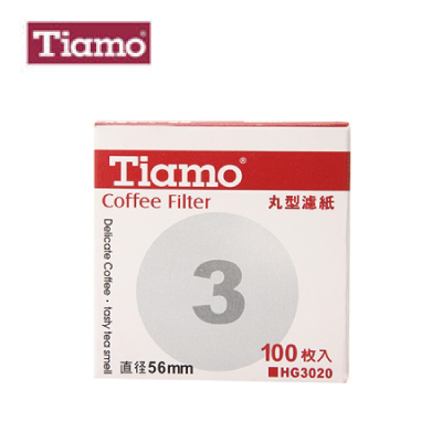 Tiamo丸型濾紙3號100P