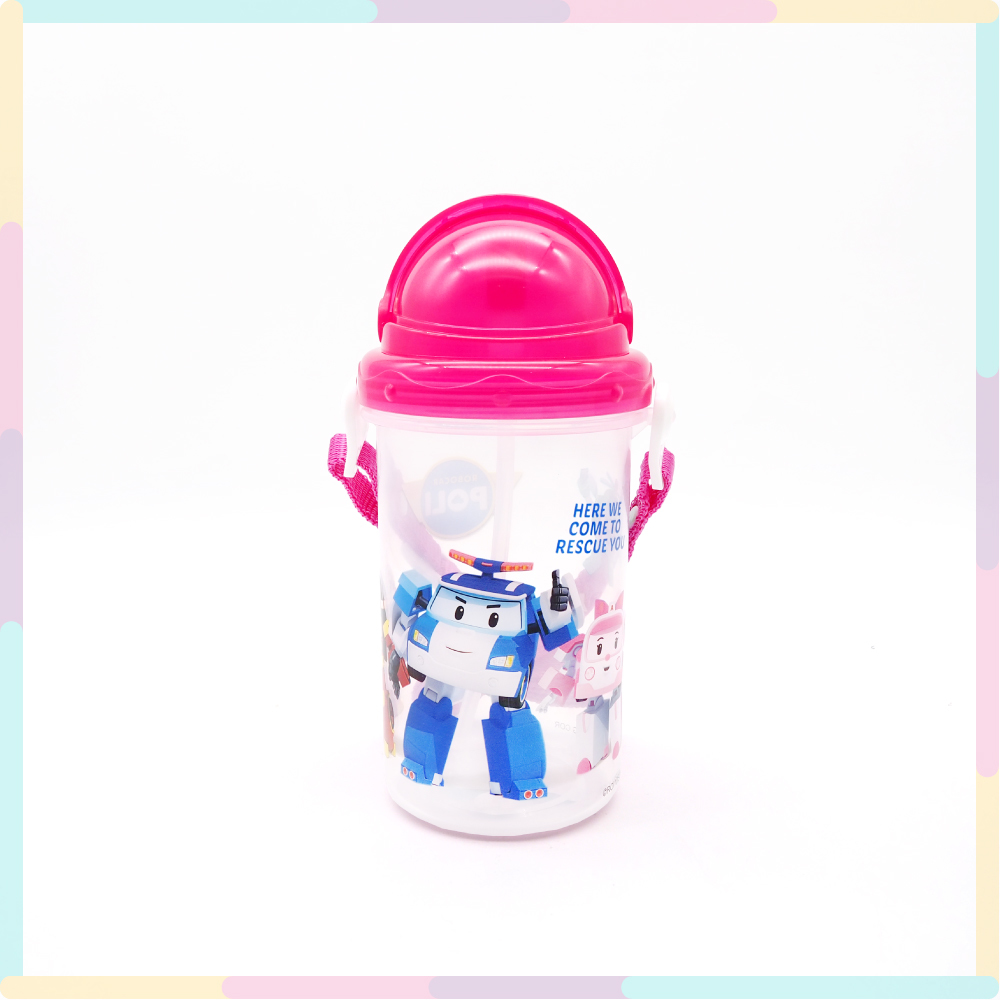 Poli波力 滑蓋水壺 420ml-36337